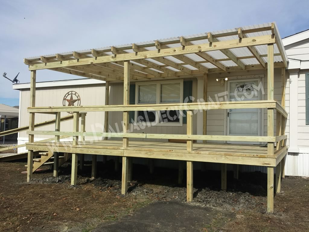 Mobile Home Porches Top 5 Manufactured Home Deck Designs Dallas Deck 