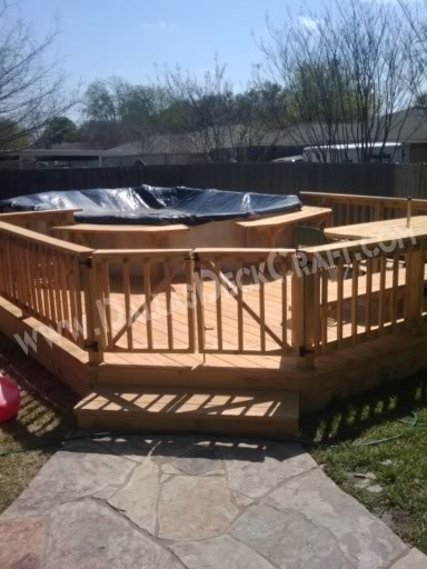 Deck Pool Pressure-Treated Pine Above Ground Gate