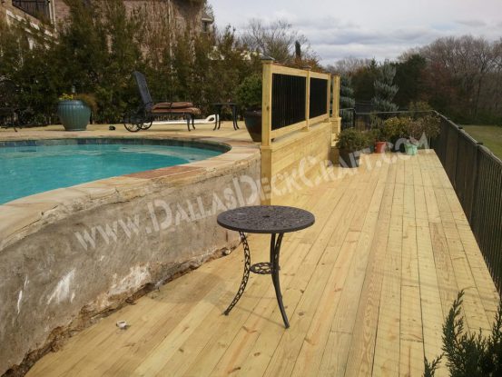 Decks by Material Pressure-Treated Pine